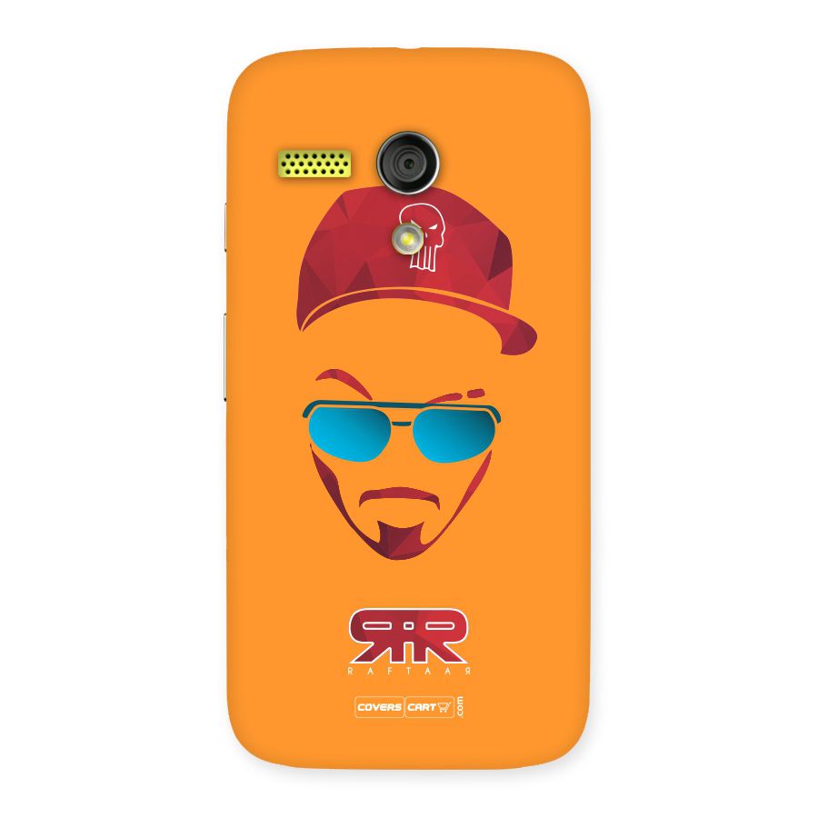 Raftaar Orange Back Case for Moto G