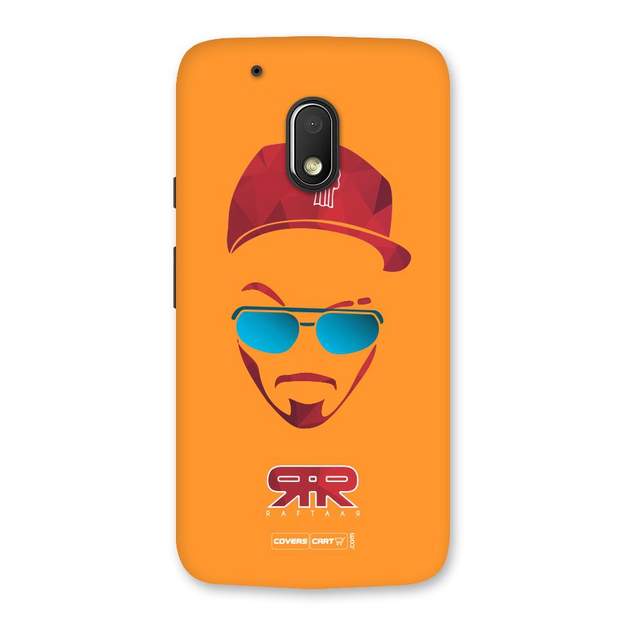 Raftaar Orange Back Case for Moto G4 Play