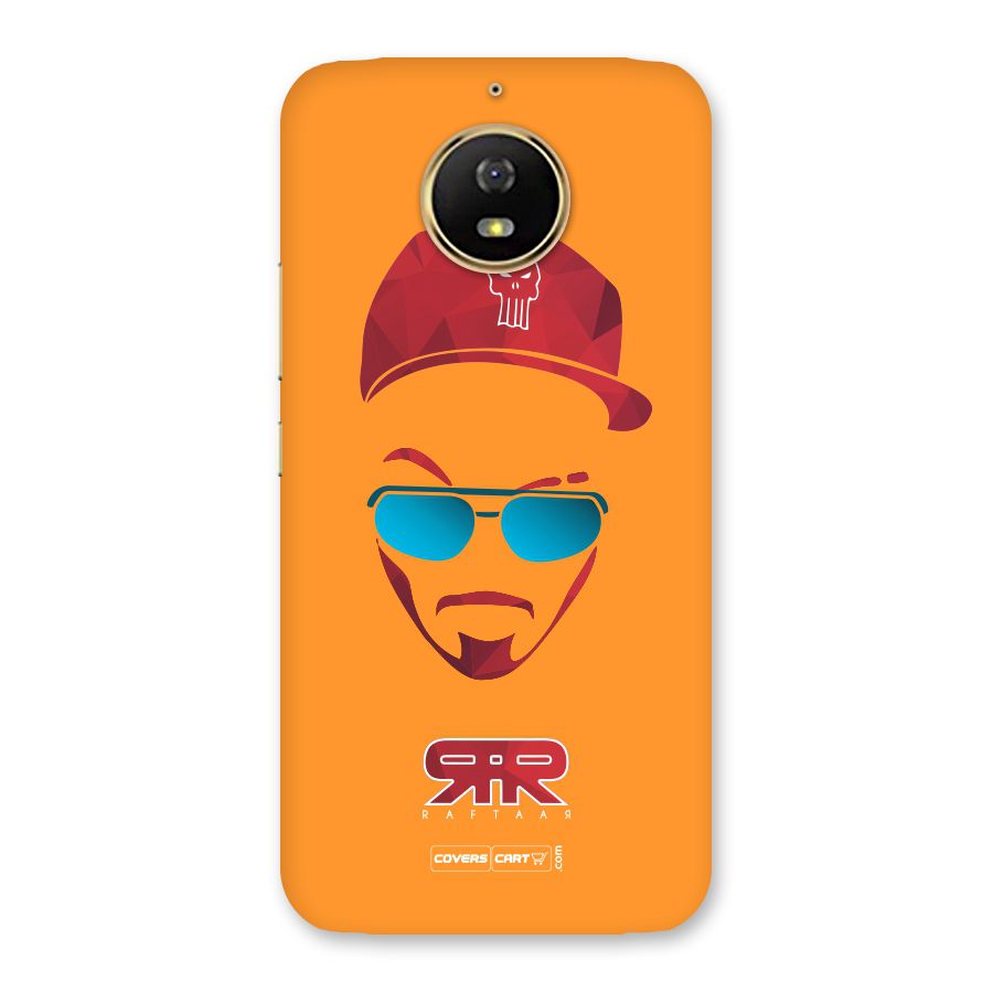 Raftaar Orange Back Case for Moto G5s