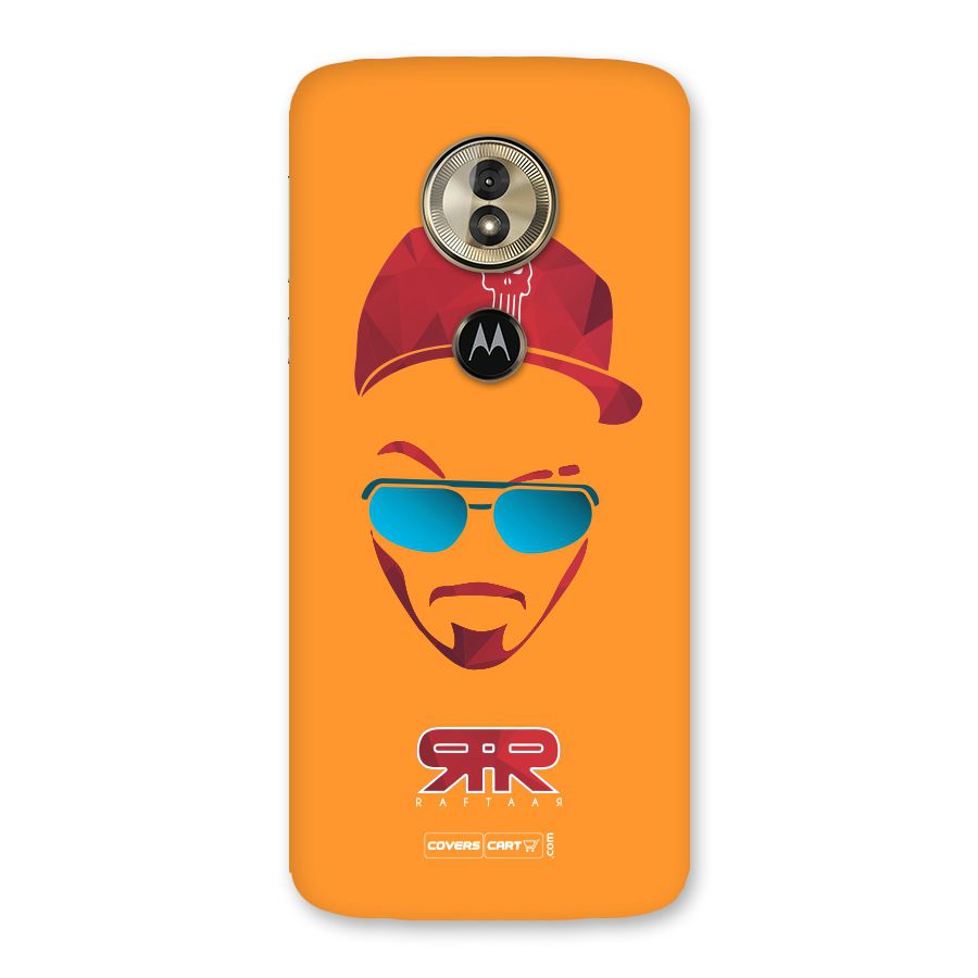 Raftaar Orange Back Case for Moto G6 Play