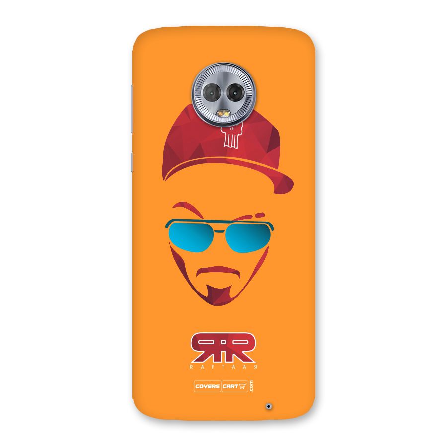 Raftaar Orange Back Case for Moto G6 Plus