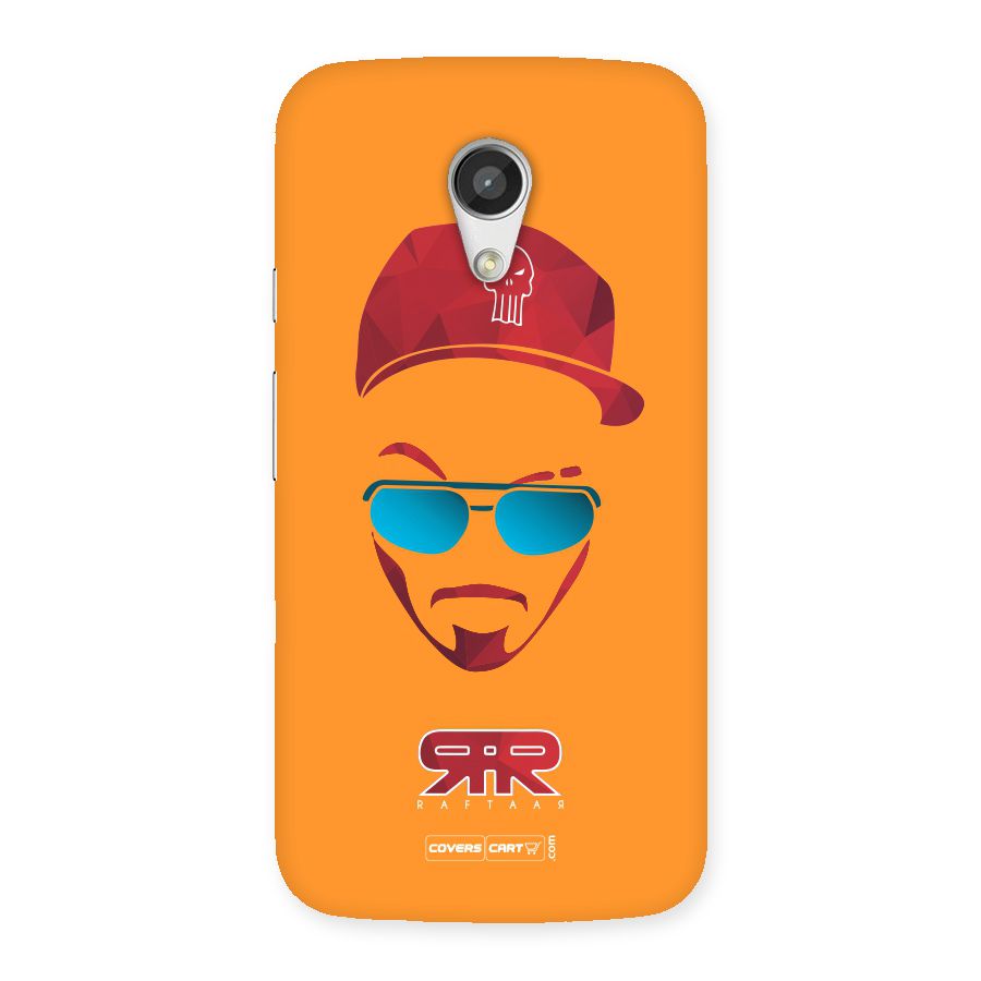 Raftaar Orange Back Case for Moto G 2nd Gen