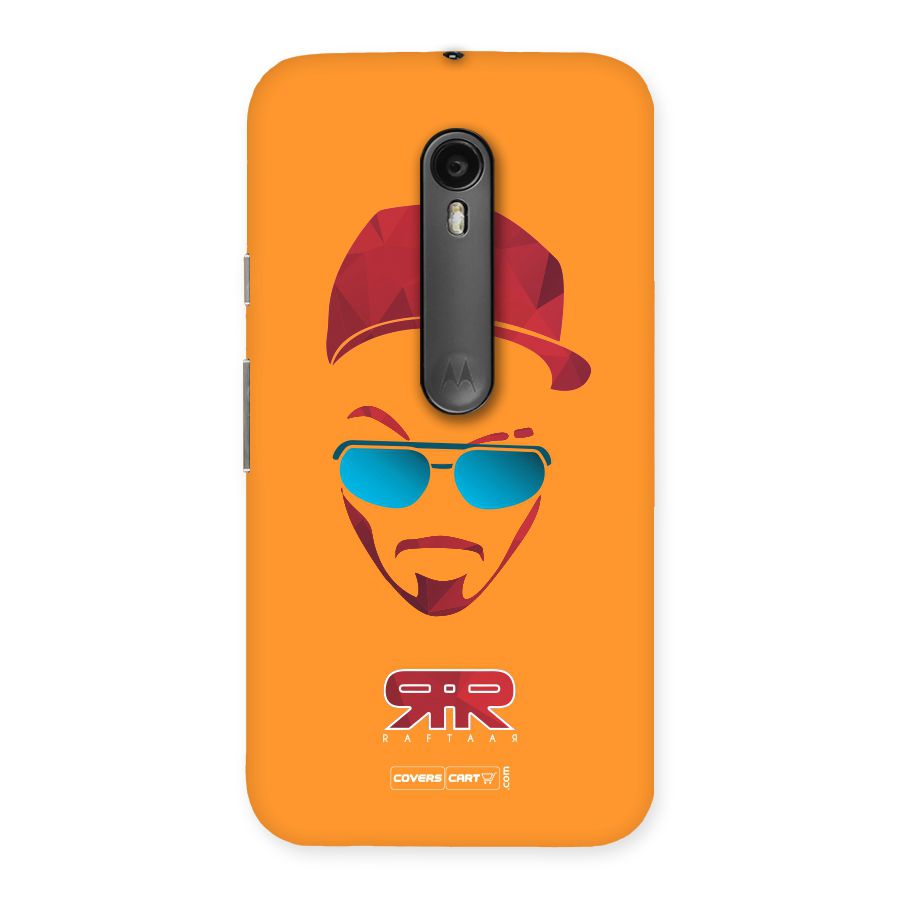 Raftaar Orange Back Case for Moto G Turbo