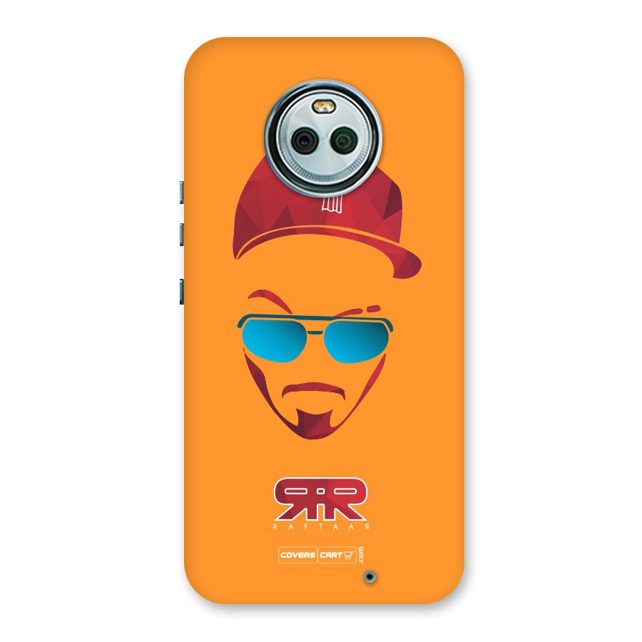 Raftaar Orange Back Case for Moto X4