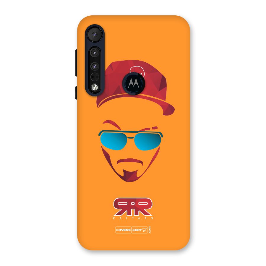 Raftaar Orange Back Case for Motorola One Macro