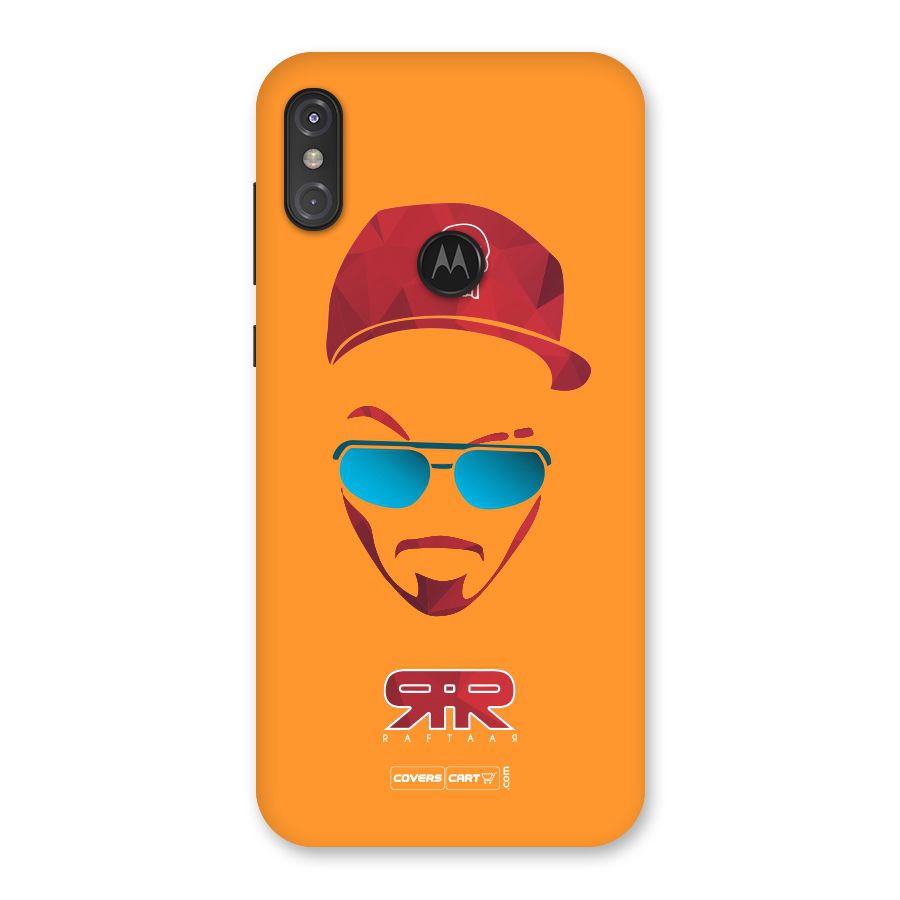 Raftaar Orange Back Case for Motorola One Power