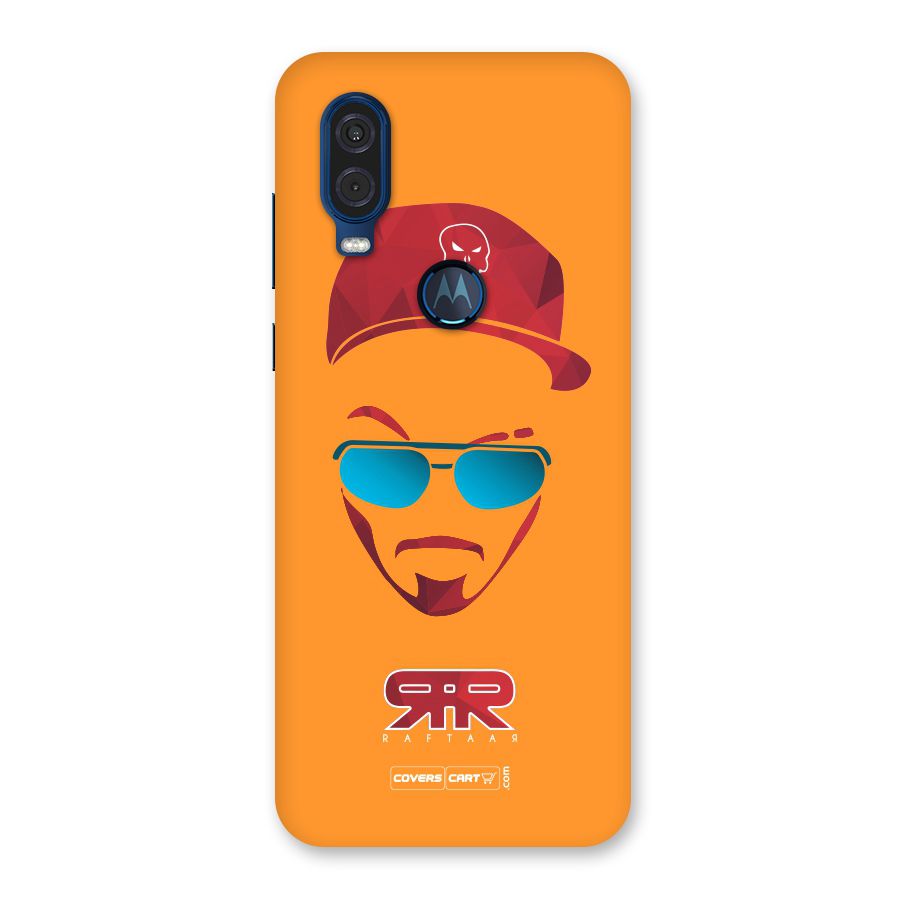 Raftaar Orange Back Case for Motorola One Vision