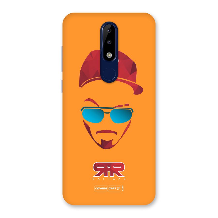 Raftaar Orange Back Case for Nokia 5.1 Plus