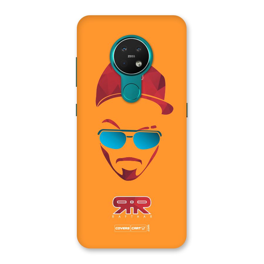 Raftaar Orange Back Case for Nokia 7.2