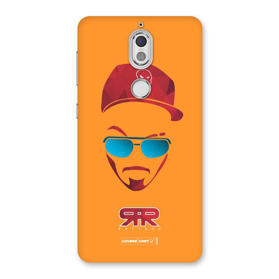 Raftaar Orange Back Case for Nokia 7