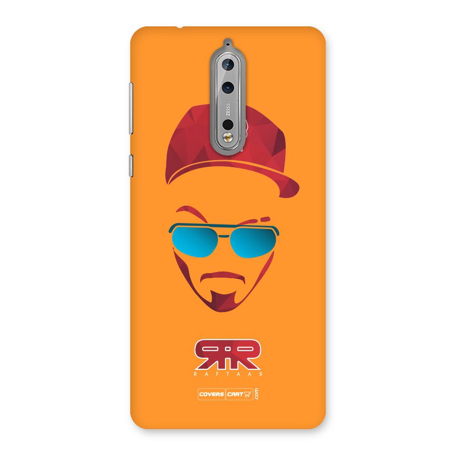 Raftaar Orange Back Case for Nokia 8