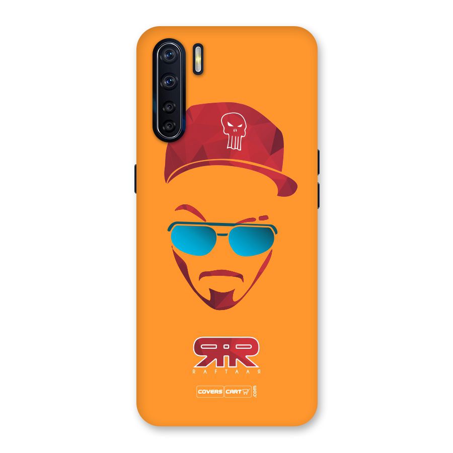 Raftaar Orange Back Case for Oppo F15