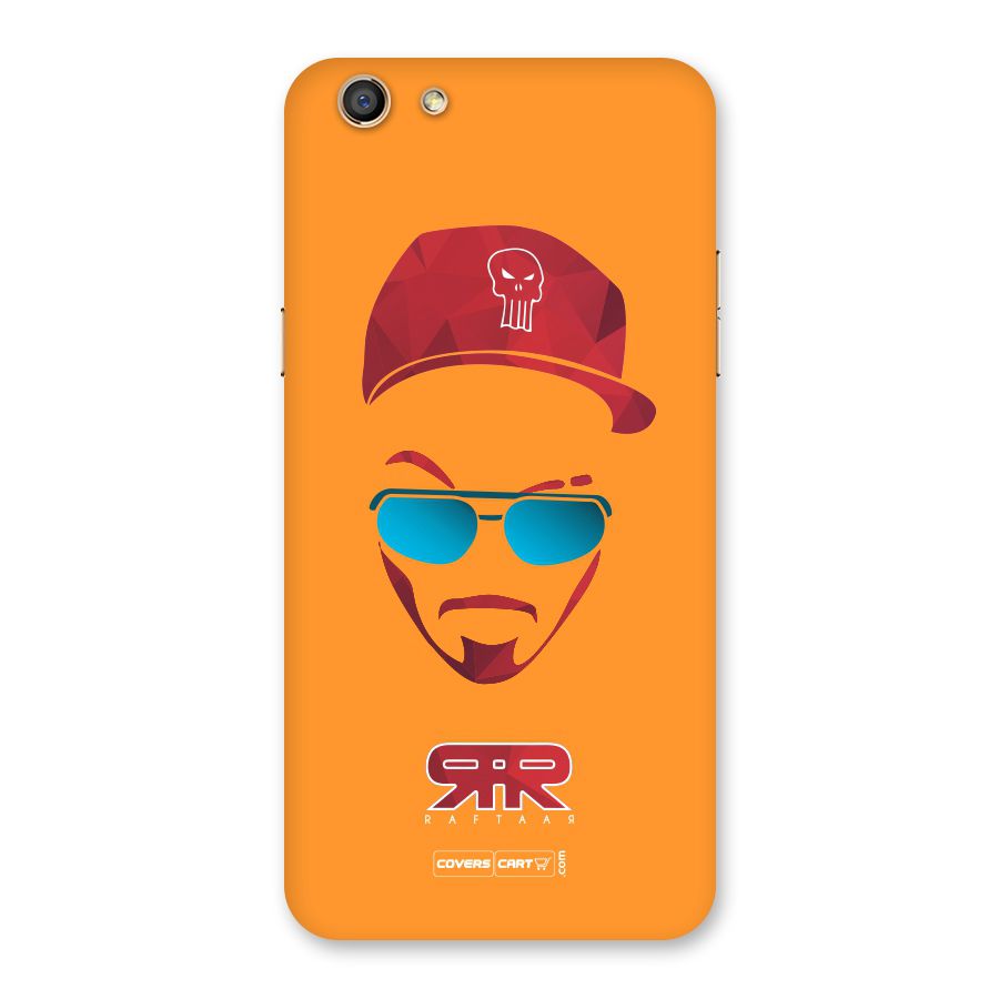 Raftaar Orange Back Case for Oppo F3