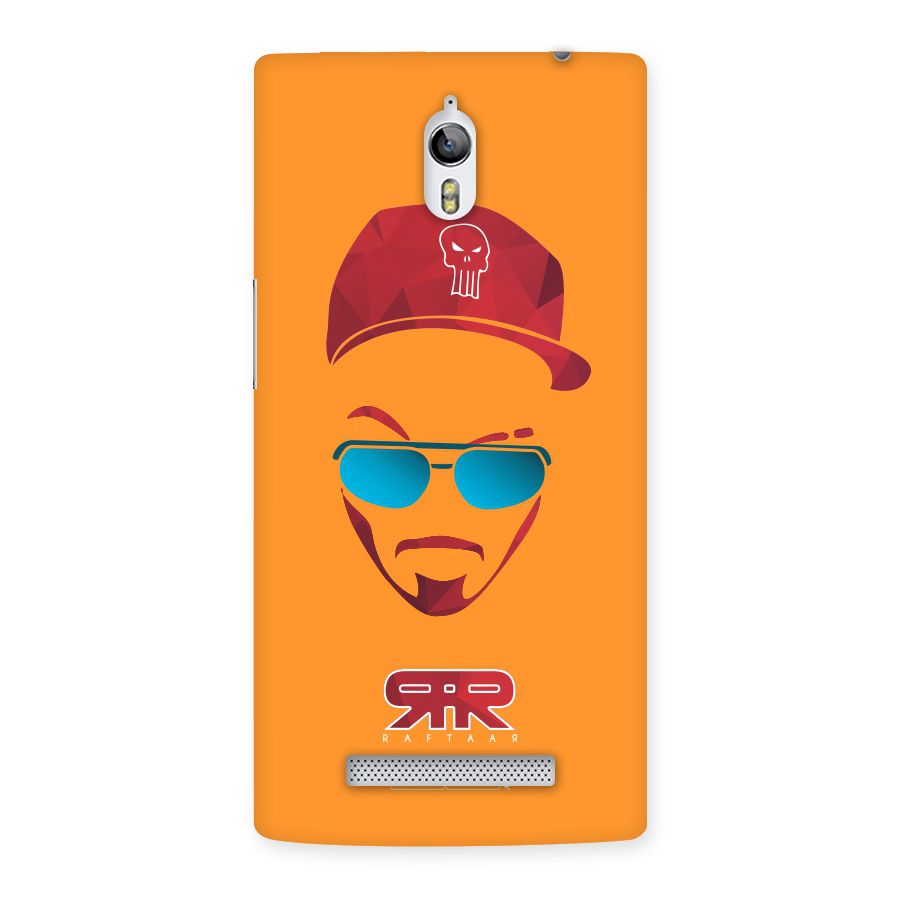 Raftaar Orange Back Case for Oppo Find 7