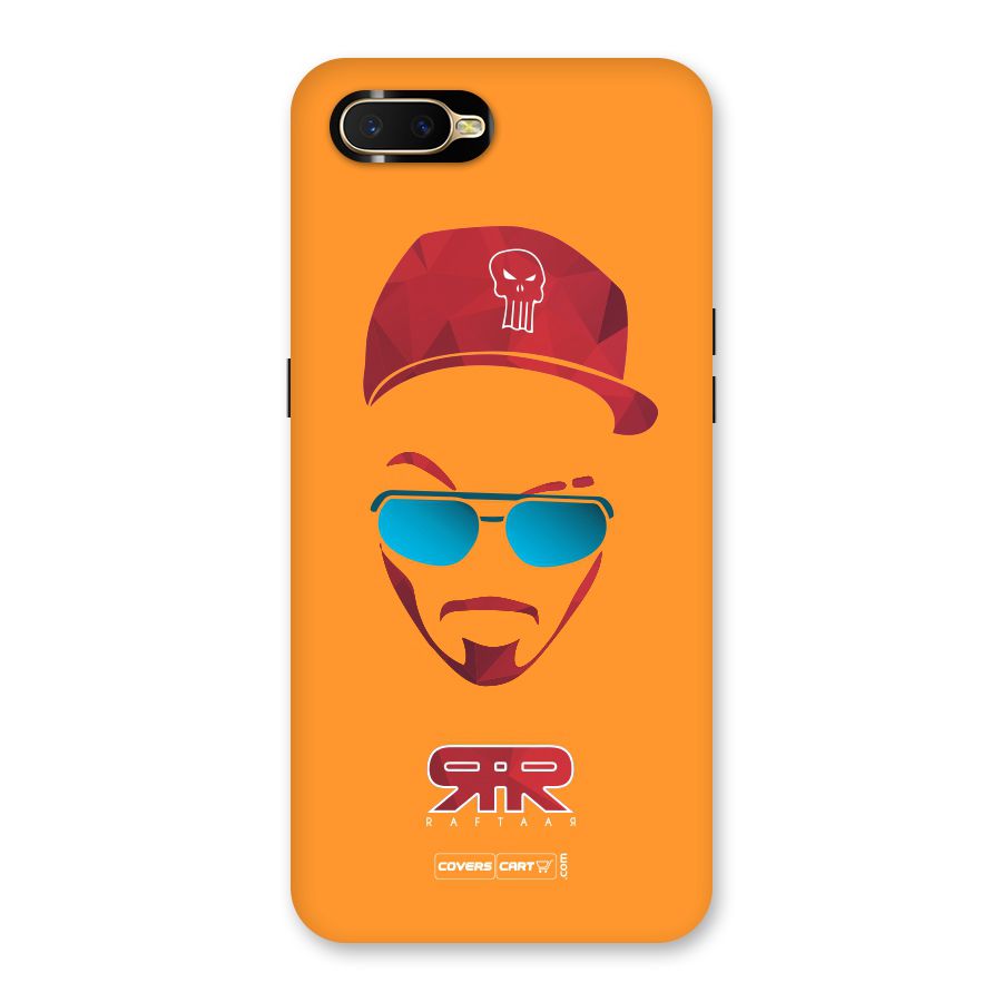 Raftaar Orange Back Case for Oppo K1