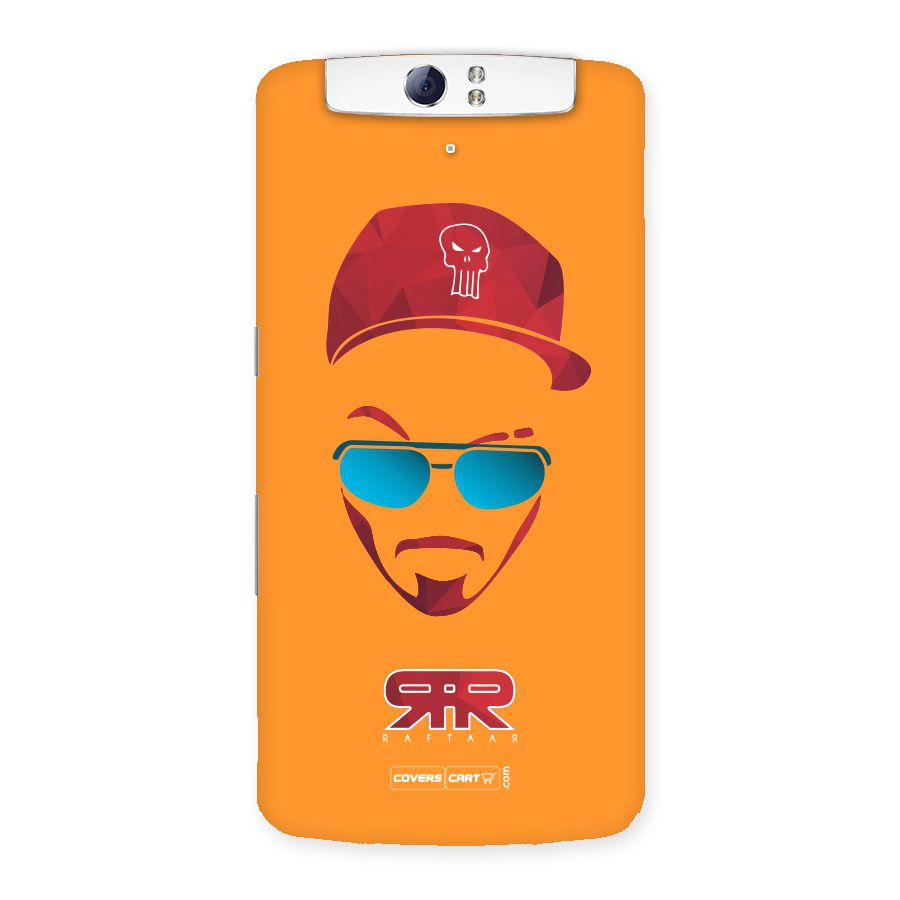 Raftaar Orange Back Case for Oppo N1
