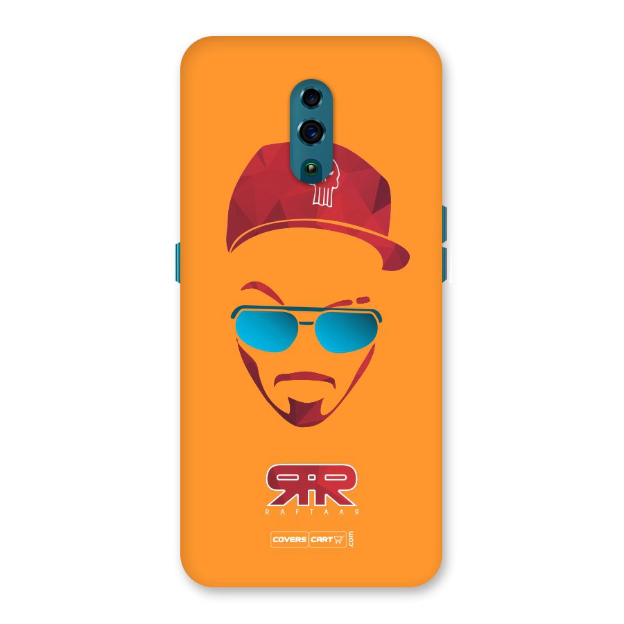 Raftaar Orange Back Case for Oppo Reno