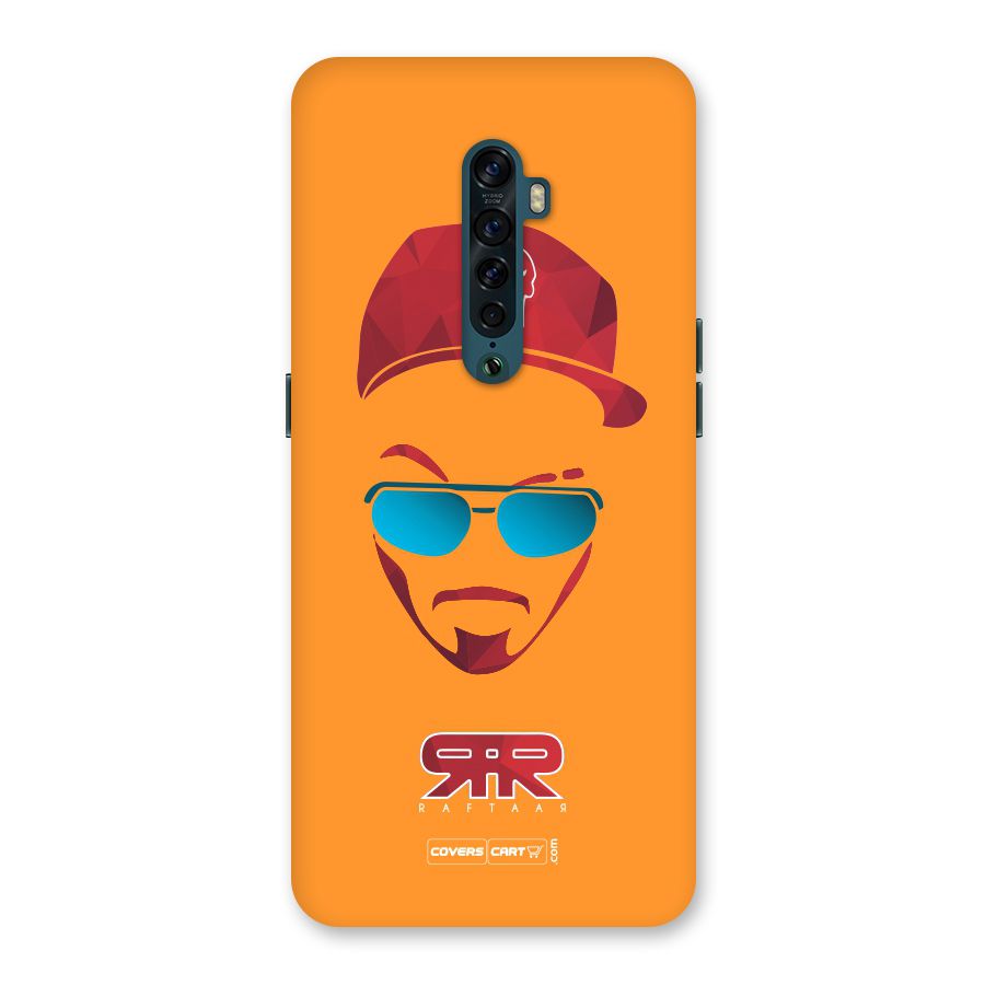 Raftaar Orange Back Case for Oppo Reno2