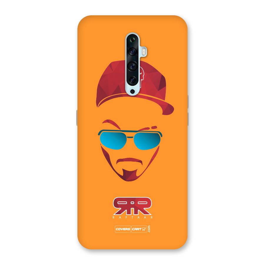 Raftaar Orange Back Case for Oppo Reno2 F