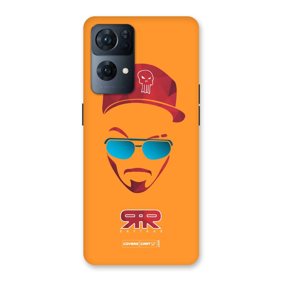 Raftaar Orange Back Case for Oppo Reno7 Pro 5G