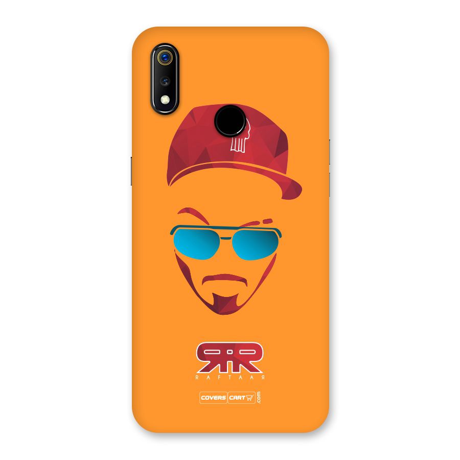 Raftaar Orange Back Case for Realme 3