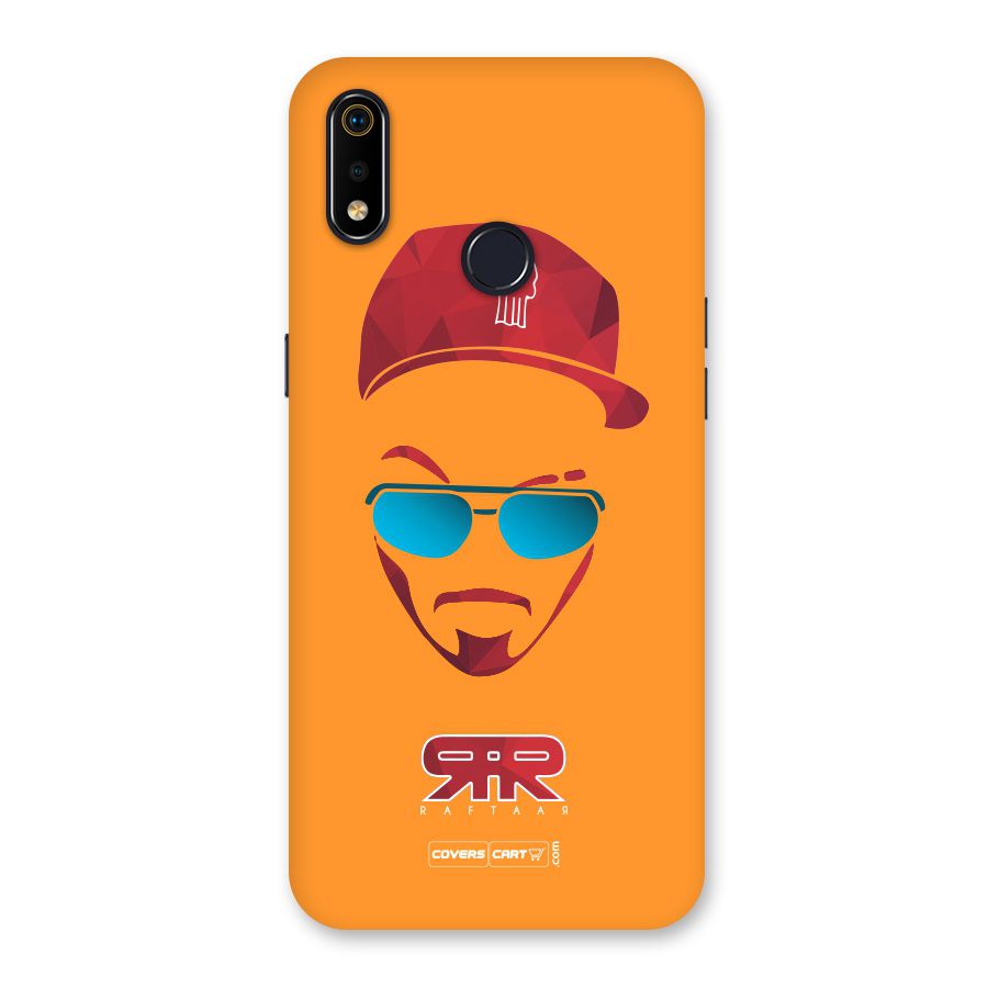 Raftaar Orange Back Case for Realme 3i