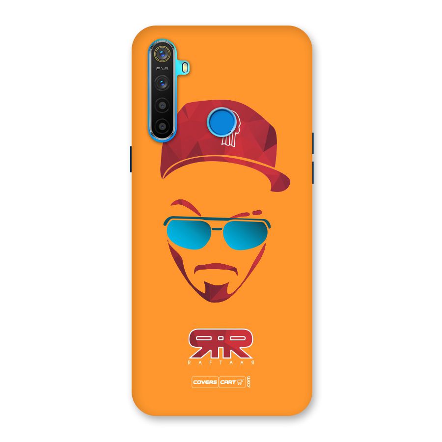 Raftaar Orange Back Case for Realme 5