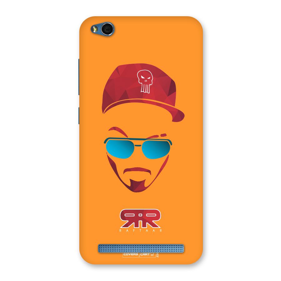 Raftaar Orange Back Case for Redmi 5A