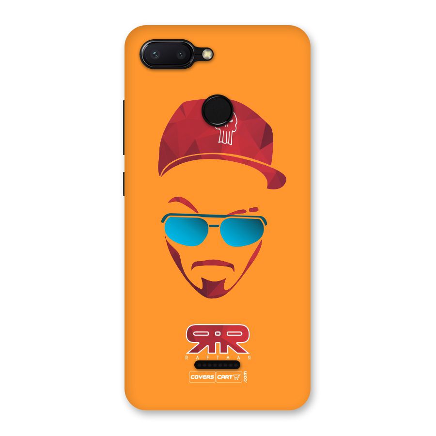 Raftaar Orange Back Case for Redmi 6