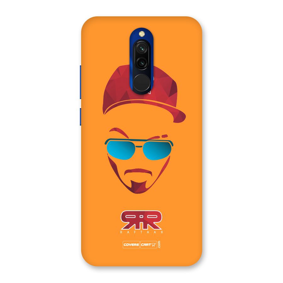 Raftaar Orange Back Case for Redmi 8