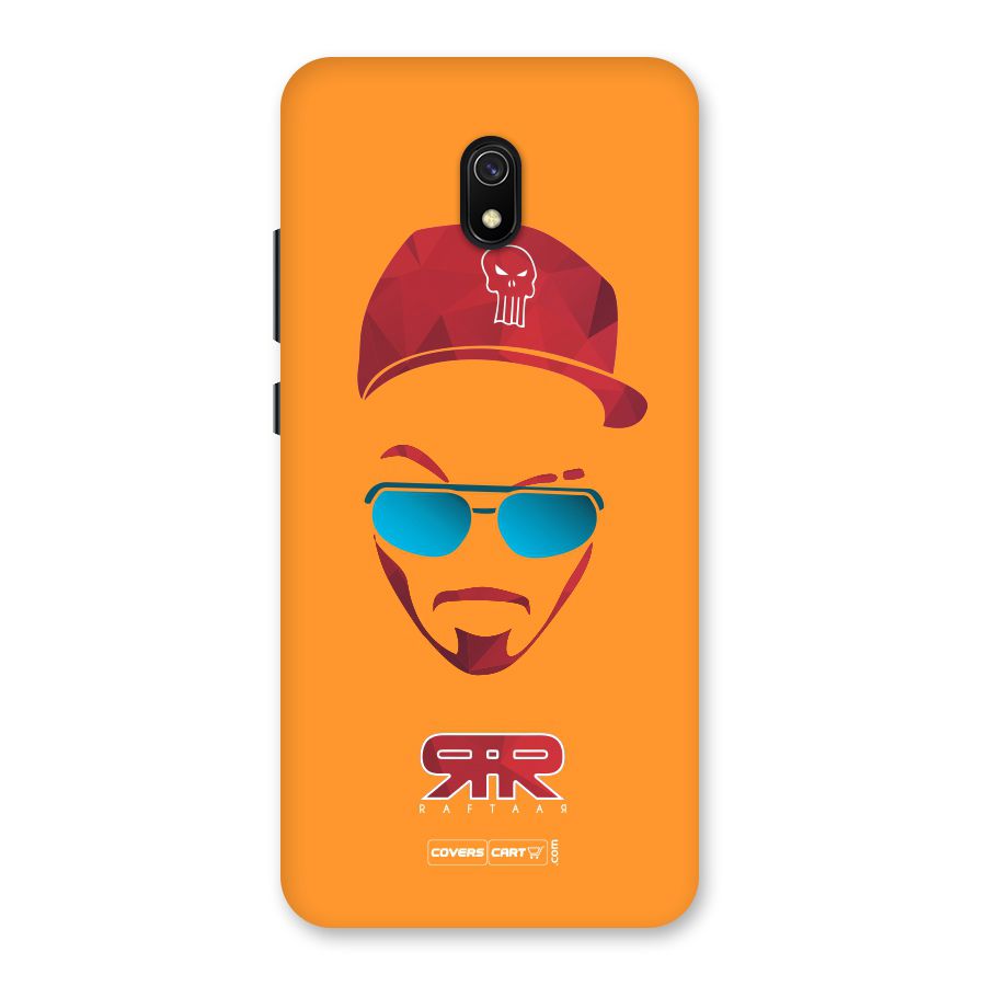 Raftaar Orange Back Case for Redmi 8A