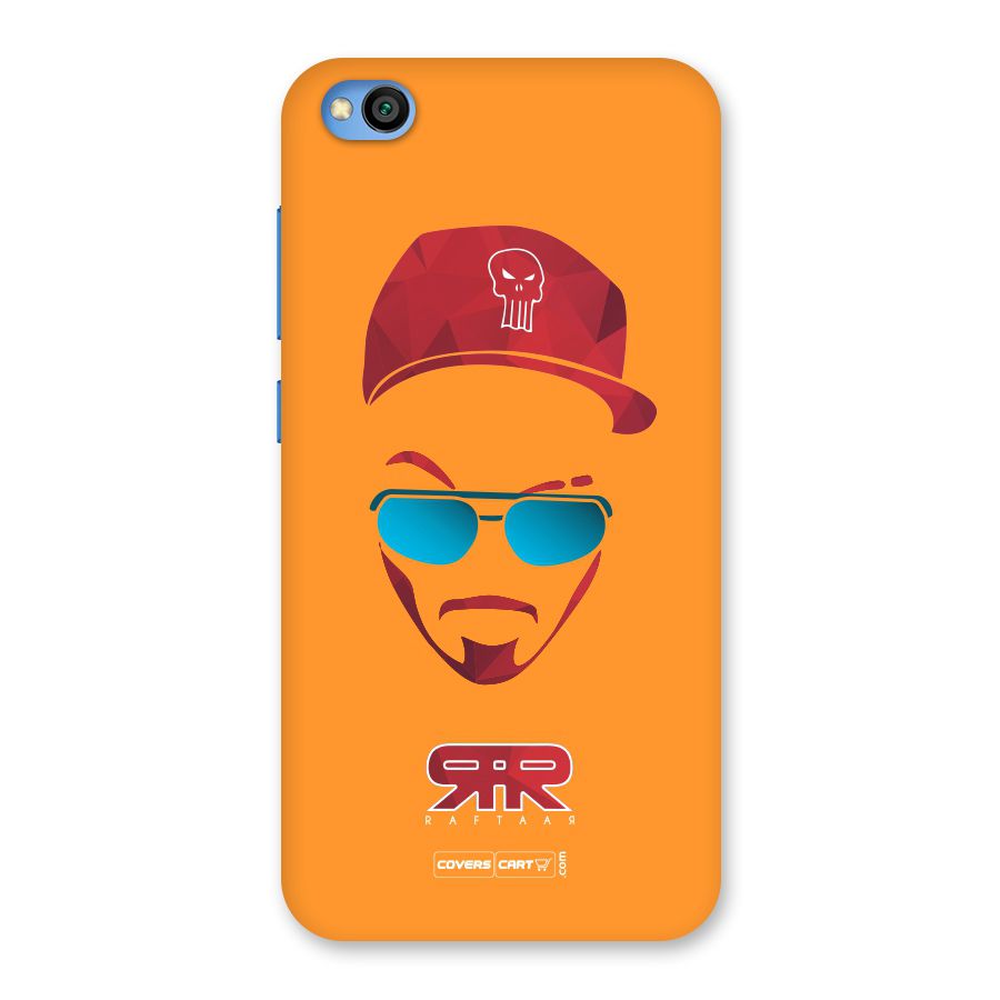 Raftaar Orange Back Case for Redmi Go