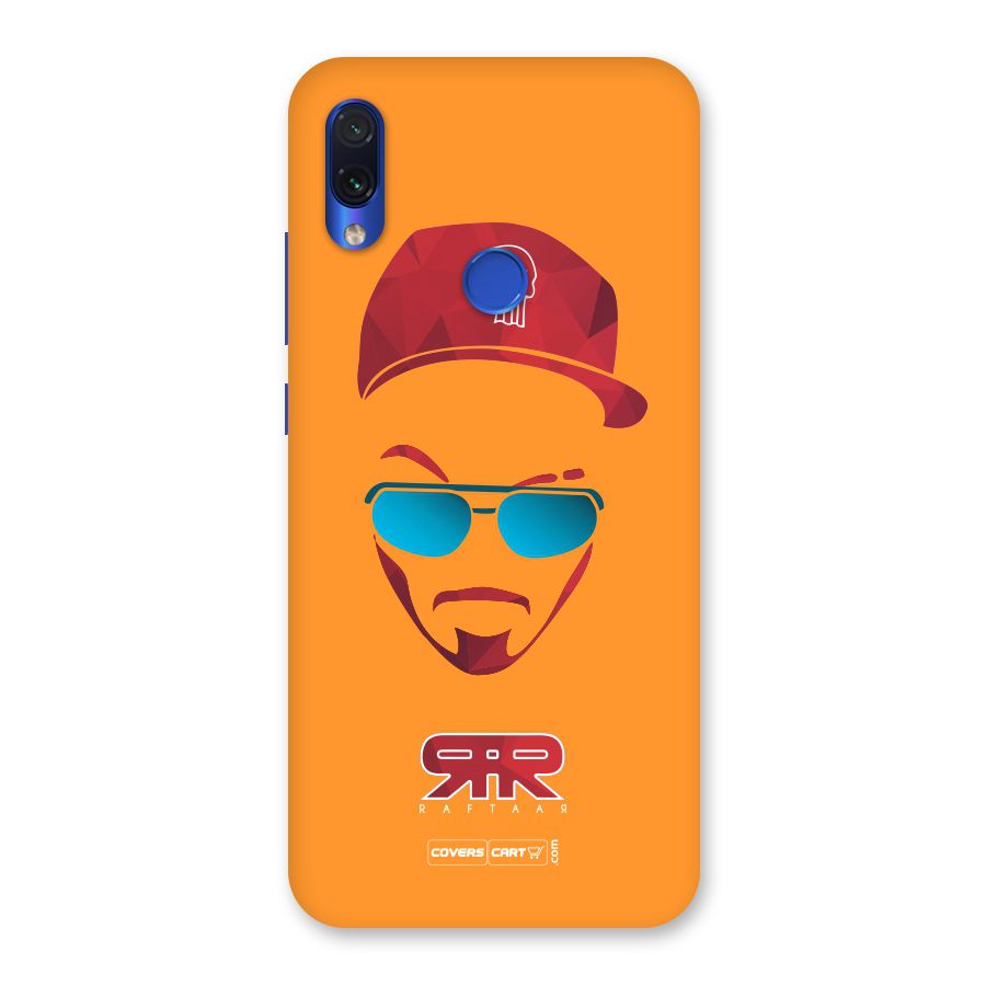 Raftaar Orange Back Case for Redmi Note 7