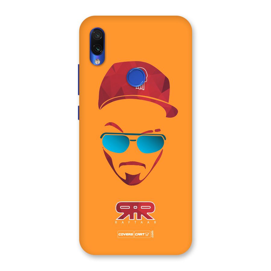 Raftaar Orange Back Case for Redmi Note 7S