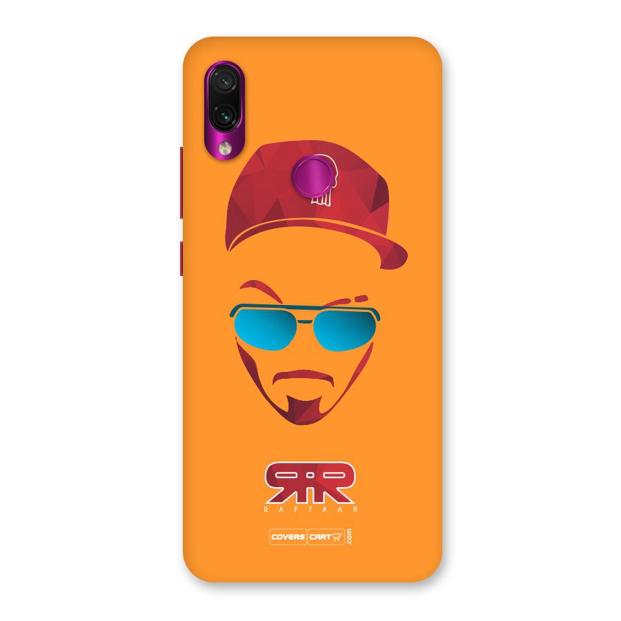 Raftaar Orange Back Case for Redmi Note 7 Pro