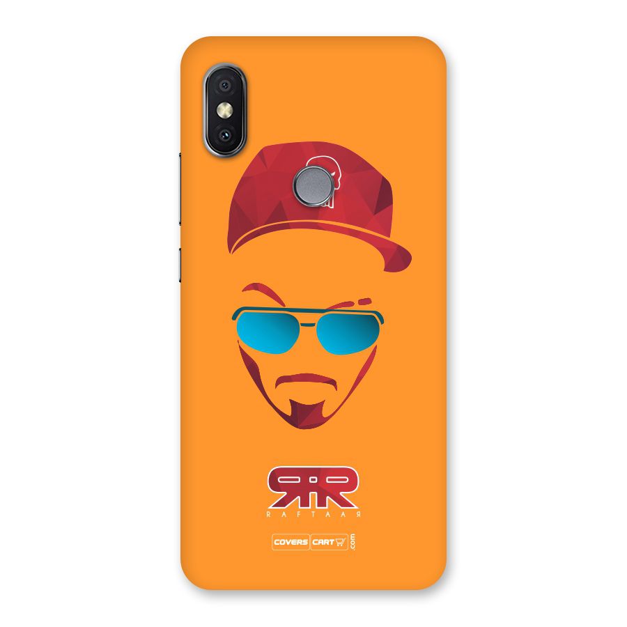 Raftaar Orange Back Case for Redmi Y2