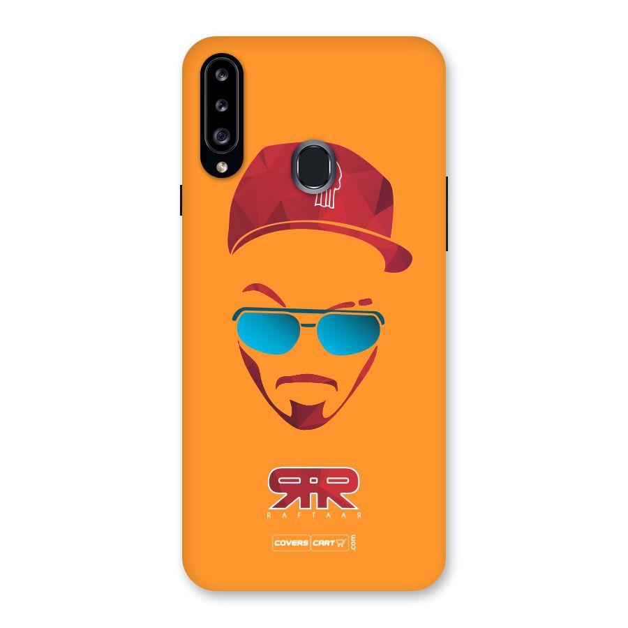 Raftaar Orange Back Case for Samsung Galaxy A20s