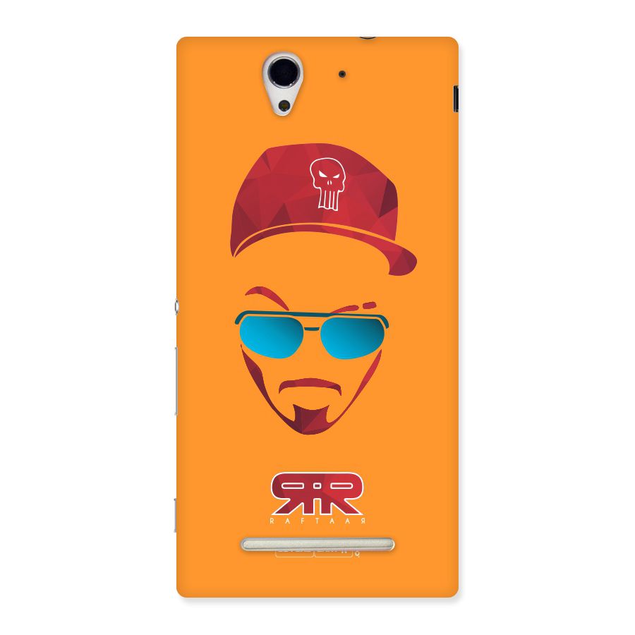 Raftaar Orange Back Case for Sony Xperia C3