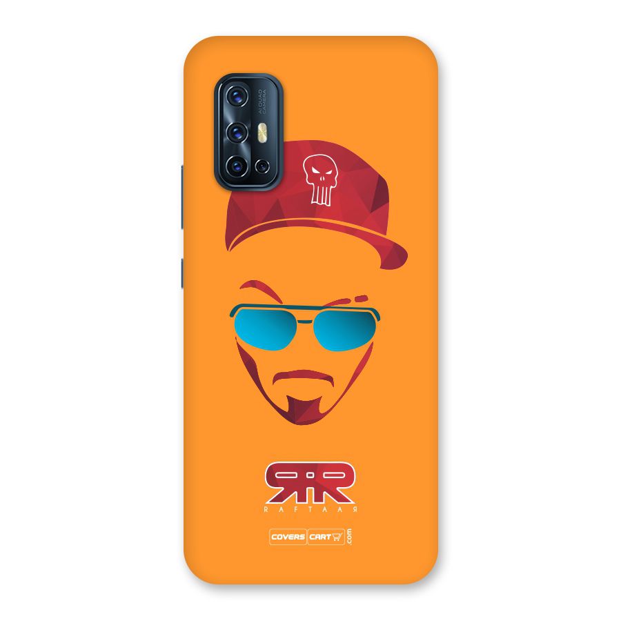 Raftaar Orange Back Case for Vivo V17