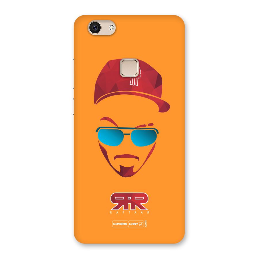 Raftaar Orange Back Case for Vivo V7