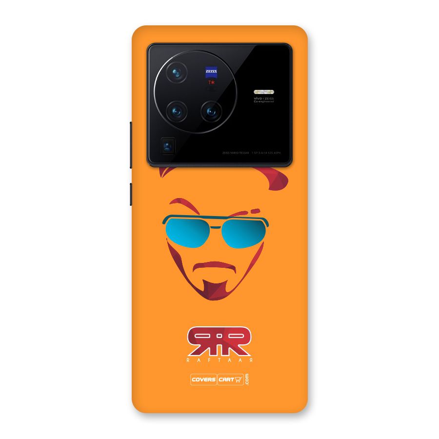 Raftaar Orange Back Case for Vivo X80 Pro