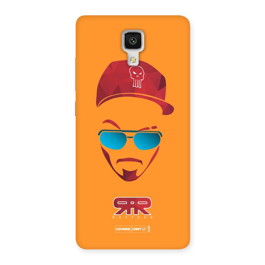 Raftaar Orange Back Case for Xiaomi Mi 4