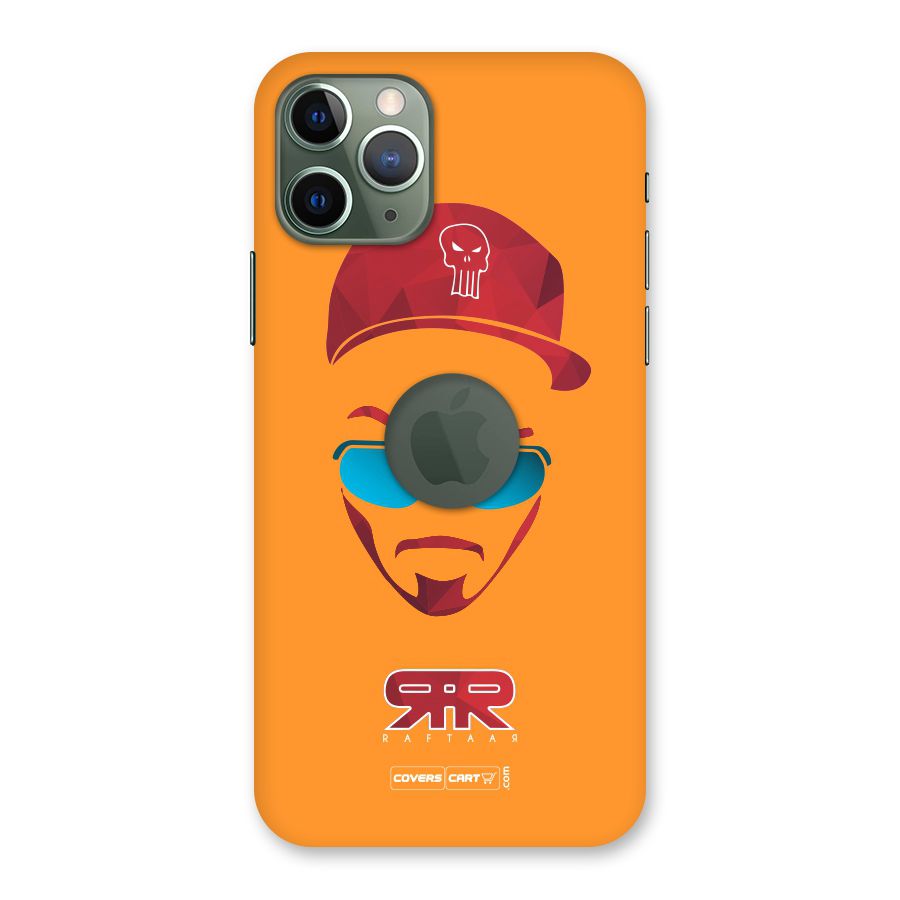 Raftaar Orange Back Case for iPhone 11 Pro Logo  Cut