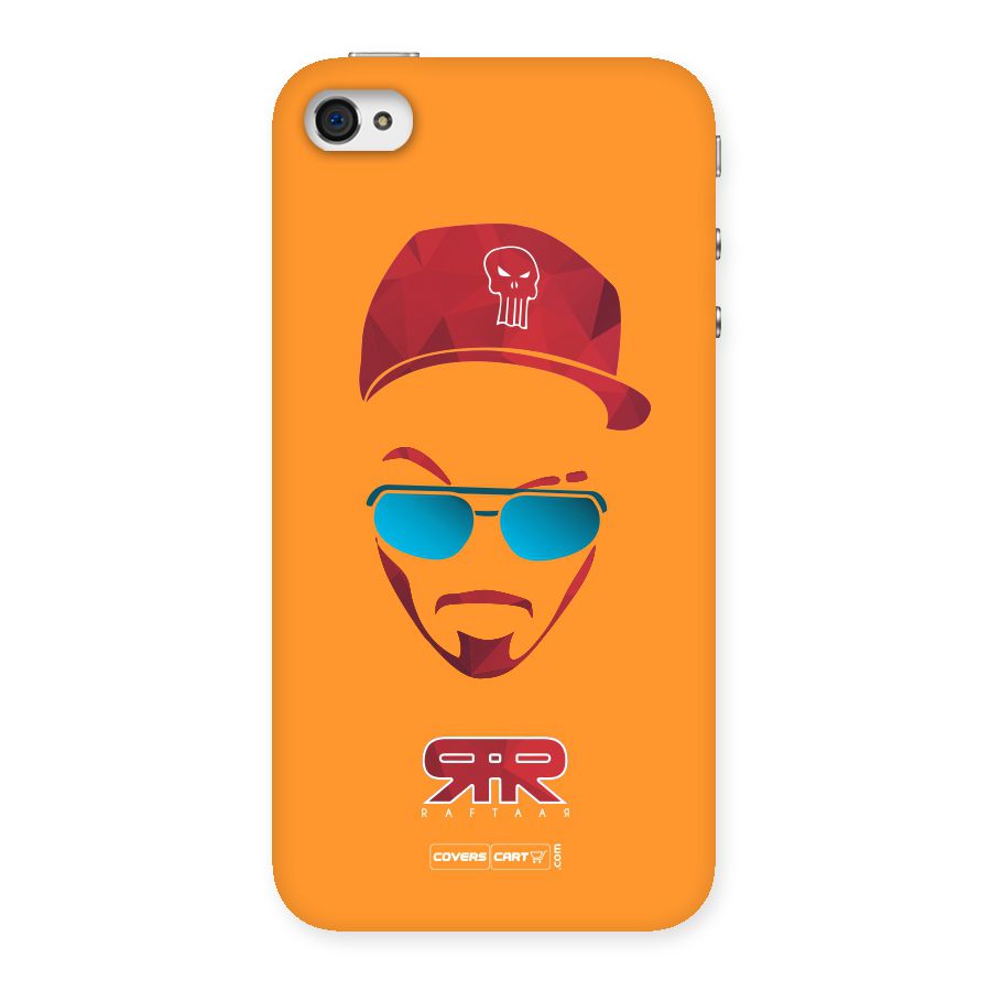 Raftaar Orange Back Case for iPhone 4 4s