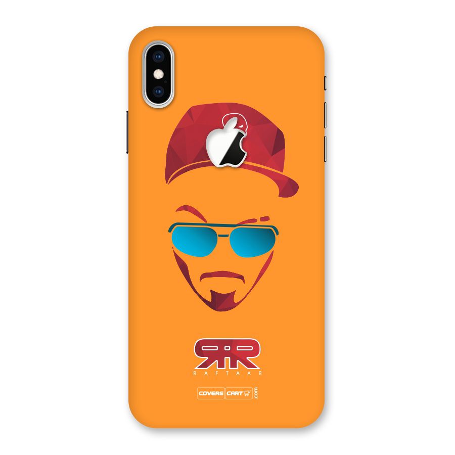 Raftaar Orange Back Case for iPhone XS Max Apple Cut