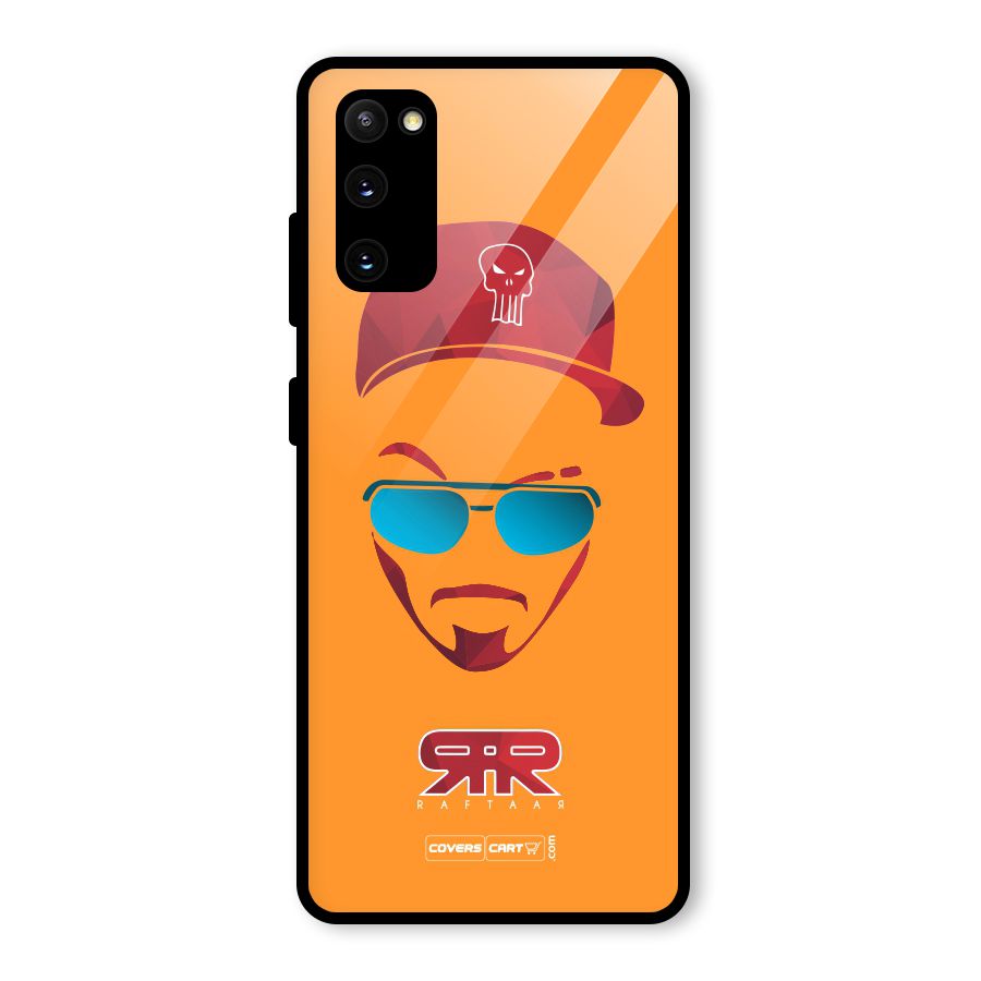 Raftaar Orange Glass Back Case for Galaxy S20 FE 5G