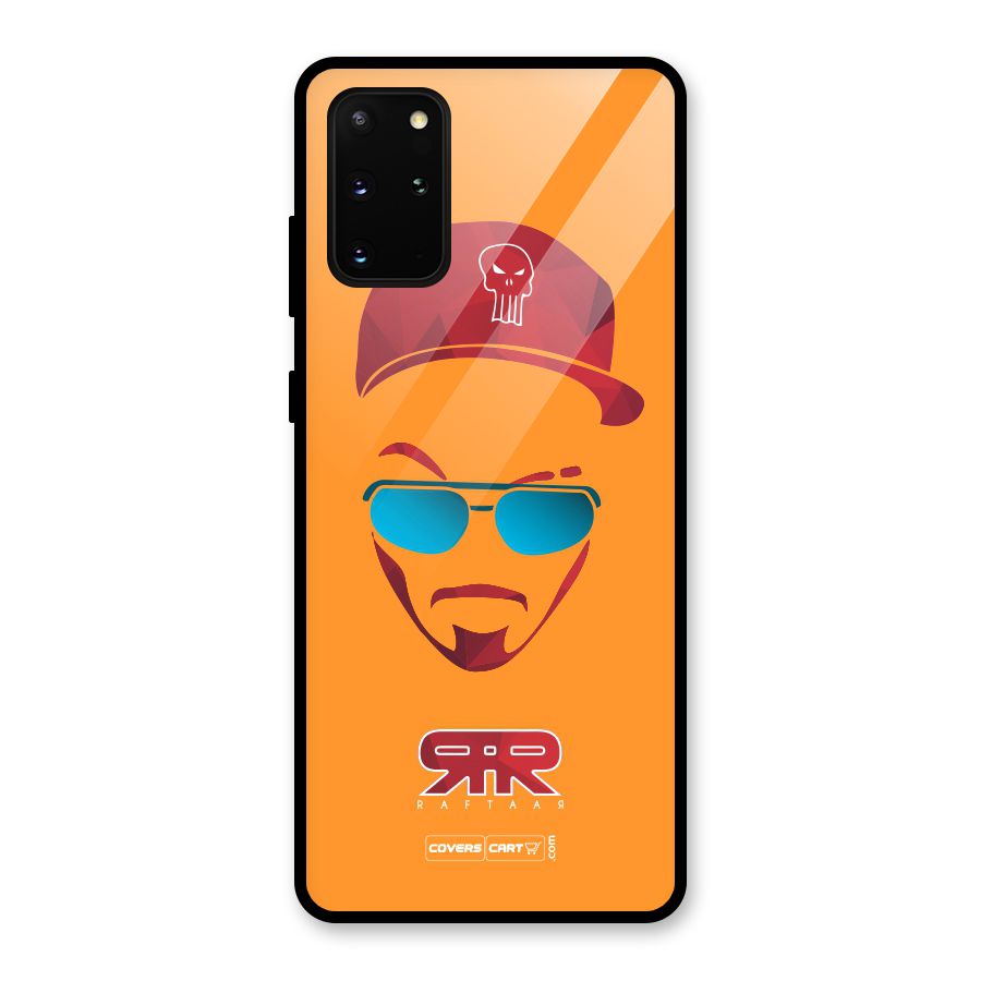 Raftaar Orange Glass Back Case for Galaxy S20 Plus