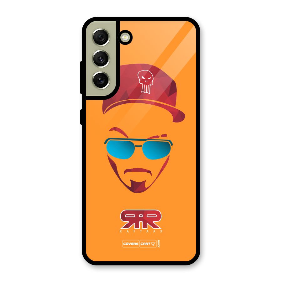 Raftaar Orange Glass Back Case for Galaxy S21 FE 5G