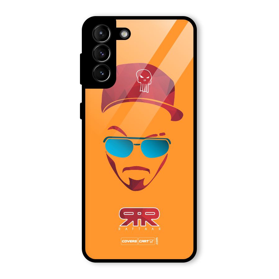 Raftaar Orange Glass Back Case for Galaxy S21 Plus