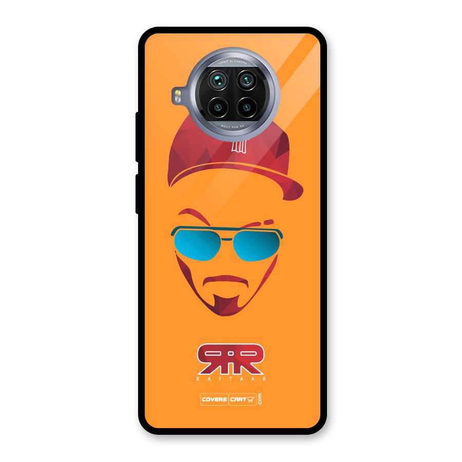 Raftaar Orange Glass Back Case for Mi 10i